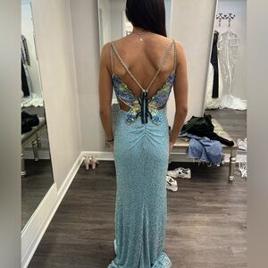 SHERRI HILL butterfly back dress size 2!